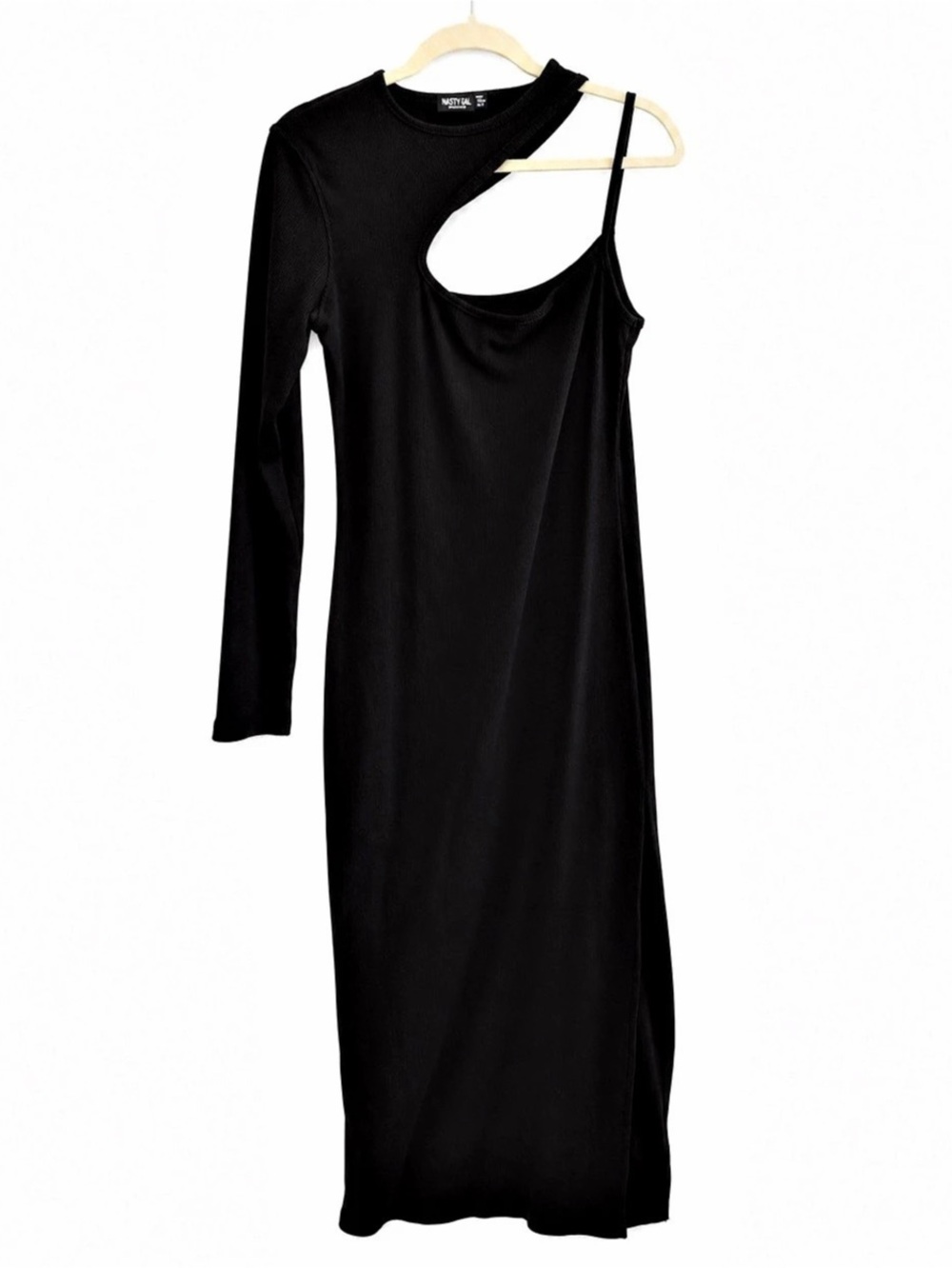 NASTY GAL Black Maxi Dress Size 8